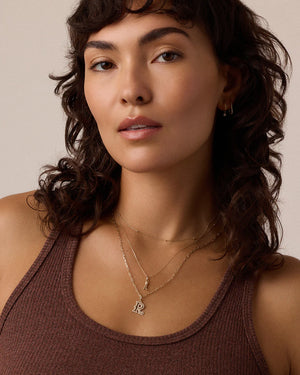 Gold Cowboy Boot Charm Necklace