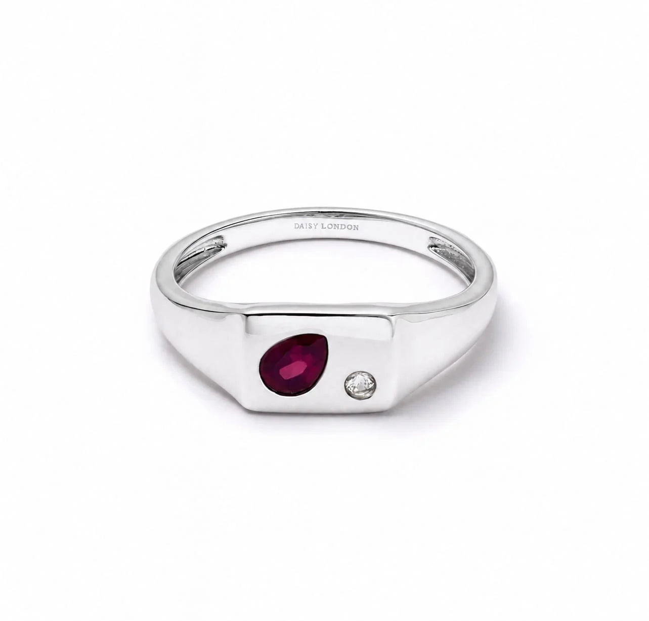 Estée Lalonde Birthstone Pinky Ring Sterling Silver