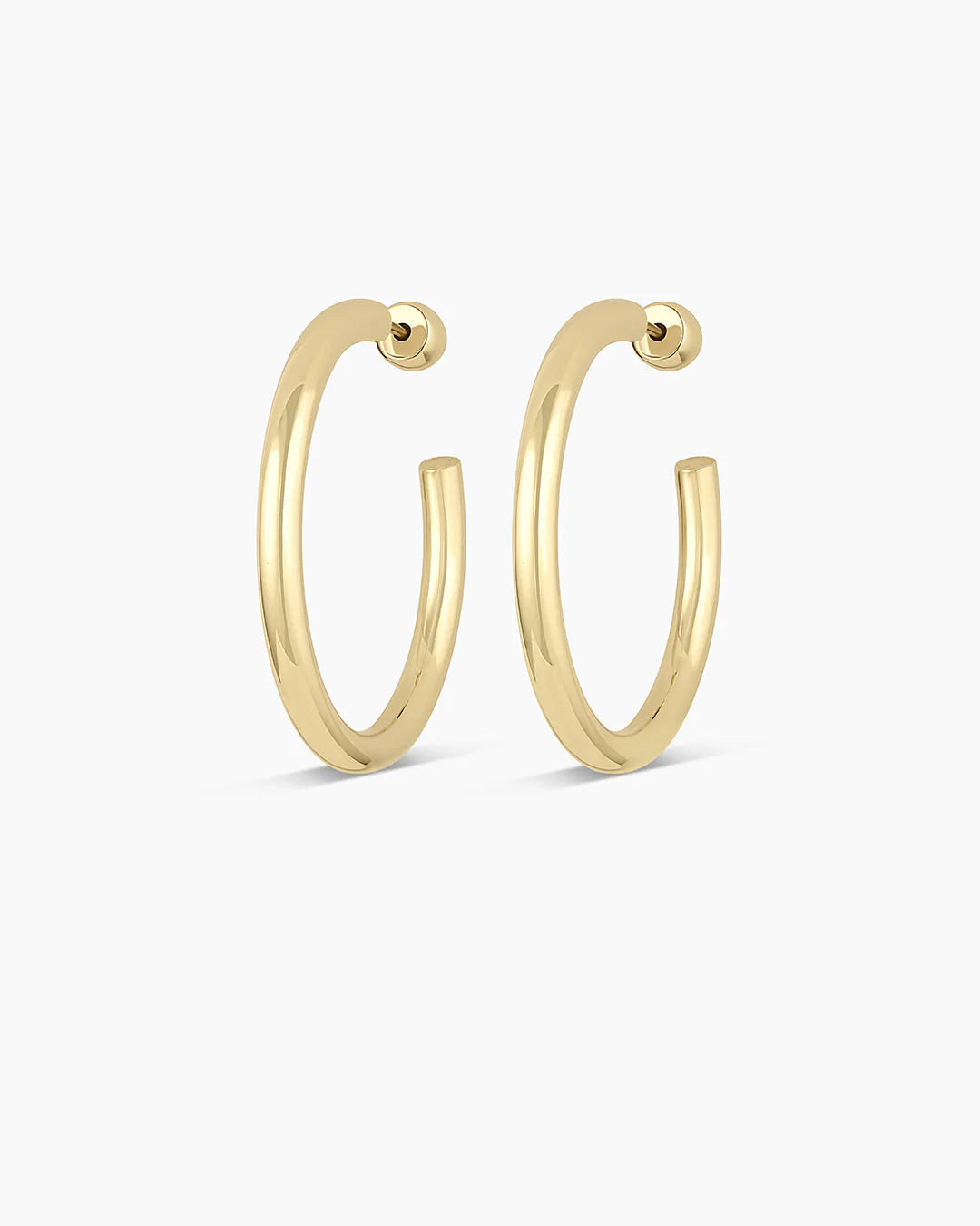 14K Gold Carter Hoops