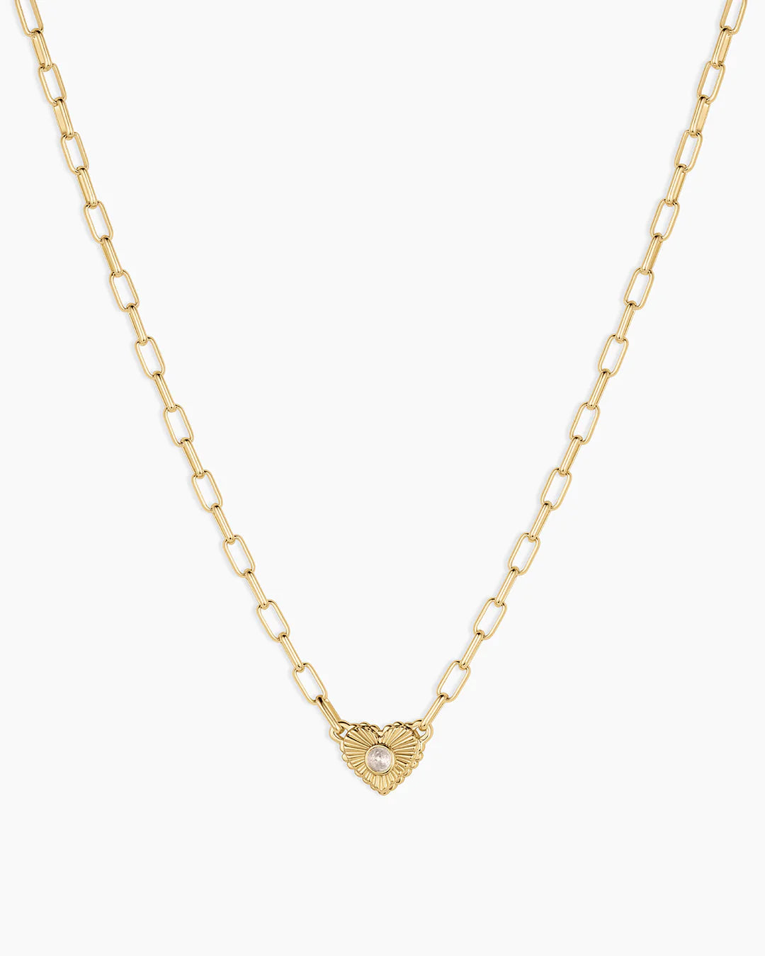 Birthstone Heart Necklace NikNenz™ Premium Gold & Diamonds