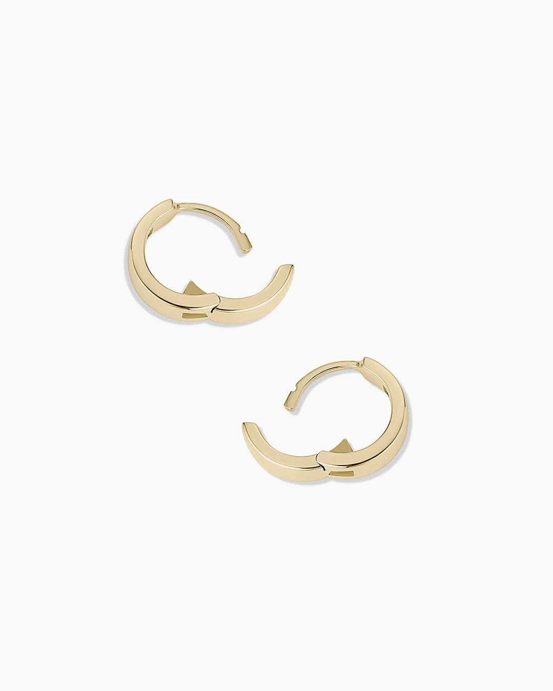 14K Diamond Love Rose Huggies
