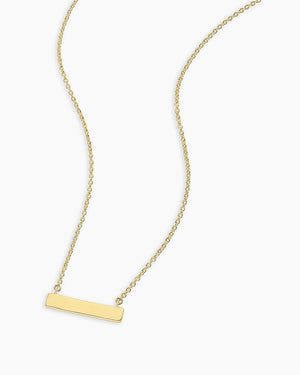 Plate Necklace (Gold) NikNenz™ Premium Gold & Diamonds