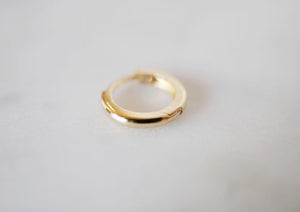 Stunning 18K Solid Gold 10mm Hoop Huggie Earrings – Perfect for Every Occasion!.