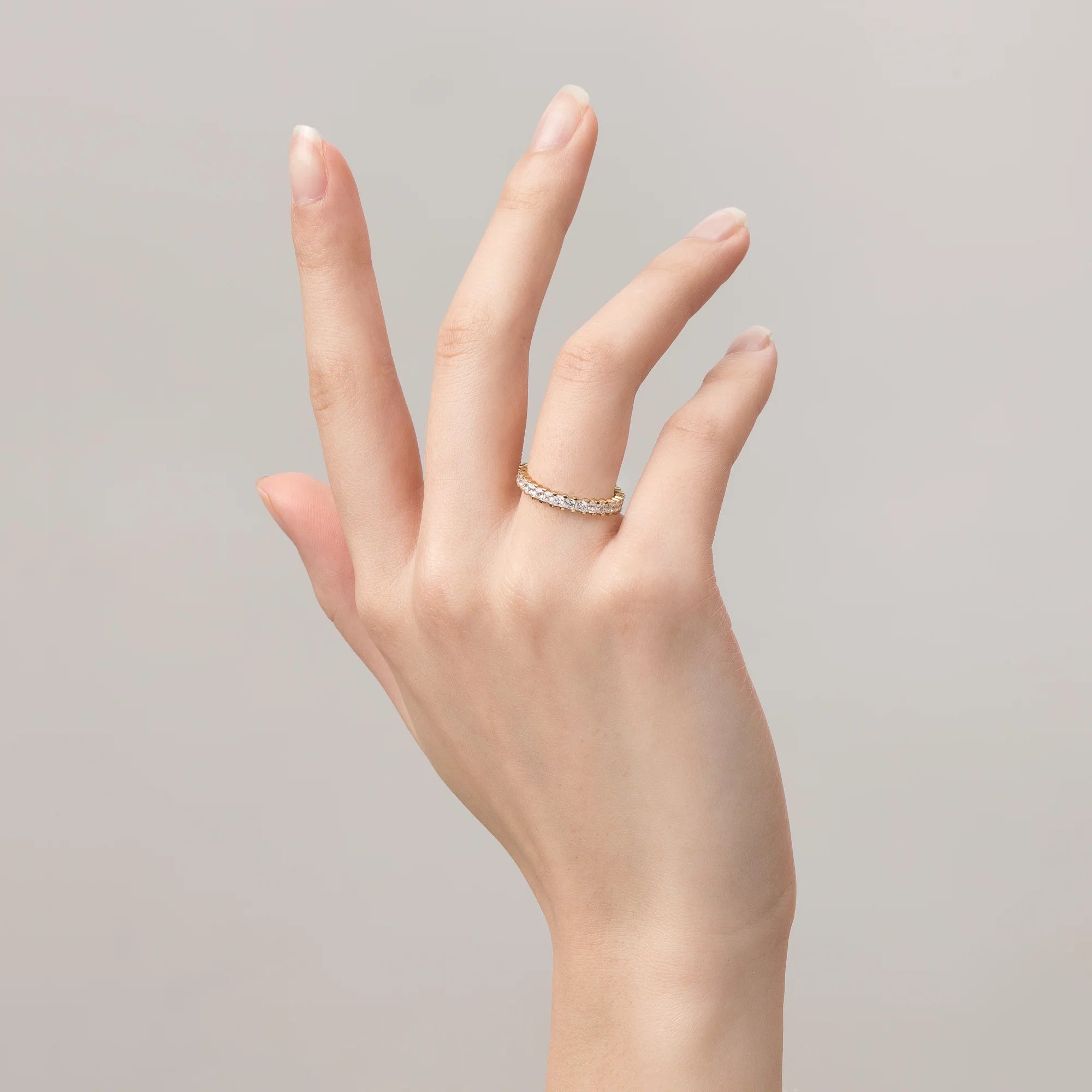 Large Princess Cut Diamond Ring NikNenz™ Premium Gold & Diamonds