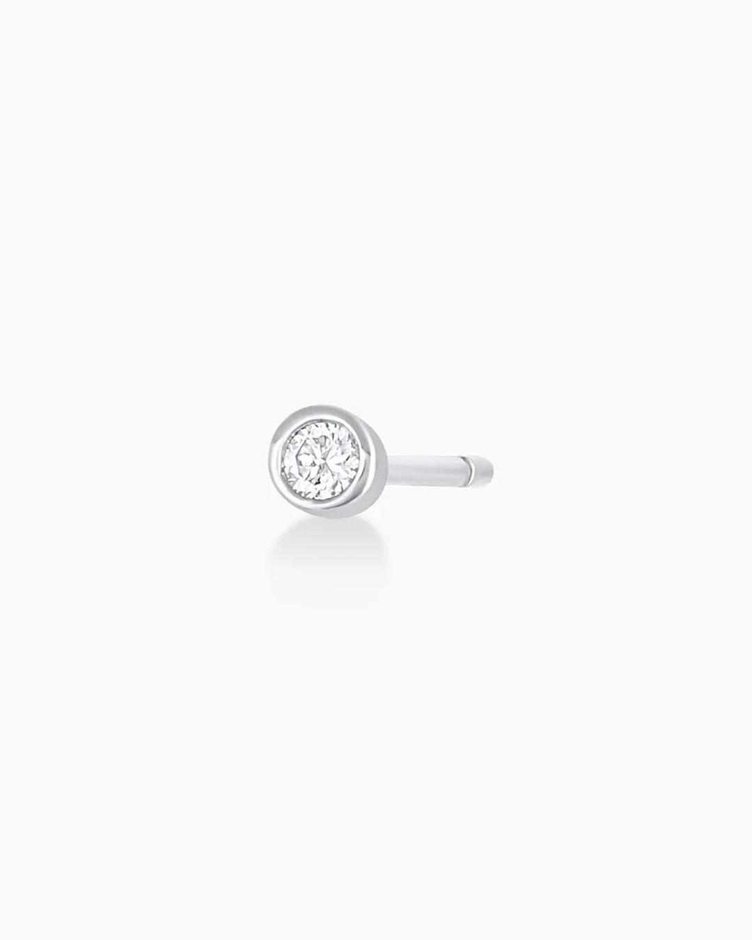 14K Classic Diamond Single Stud