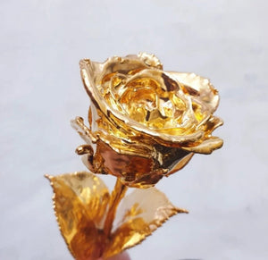 Real Natural Roses Preserved and Dipped in 24K Pure Gold, Gifts for Her, Occasion, Wedding