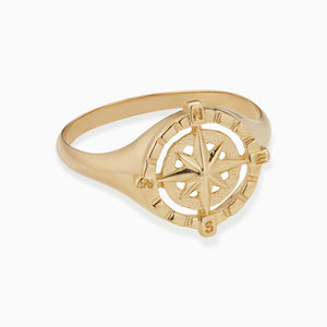 Beautiful Compass Rose Ring - Navigate Life with Style!.