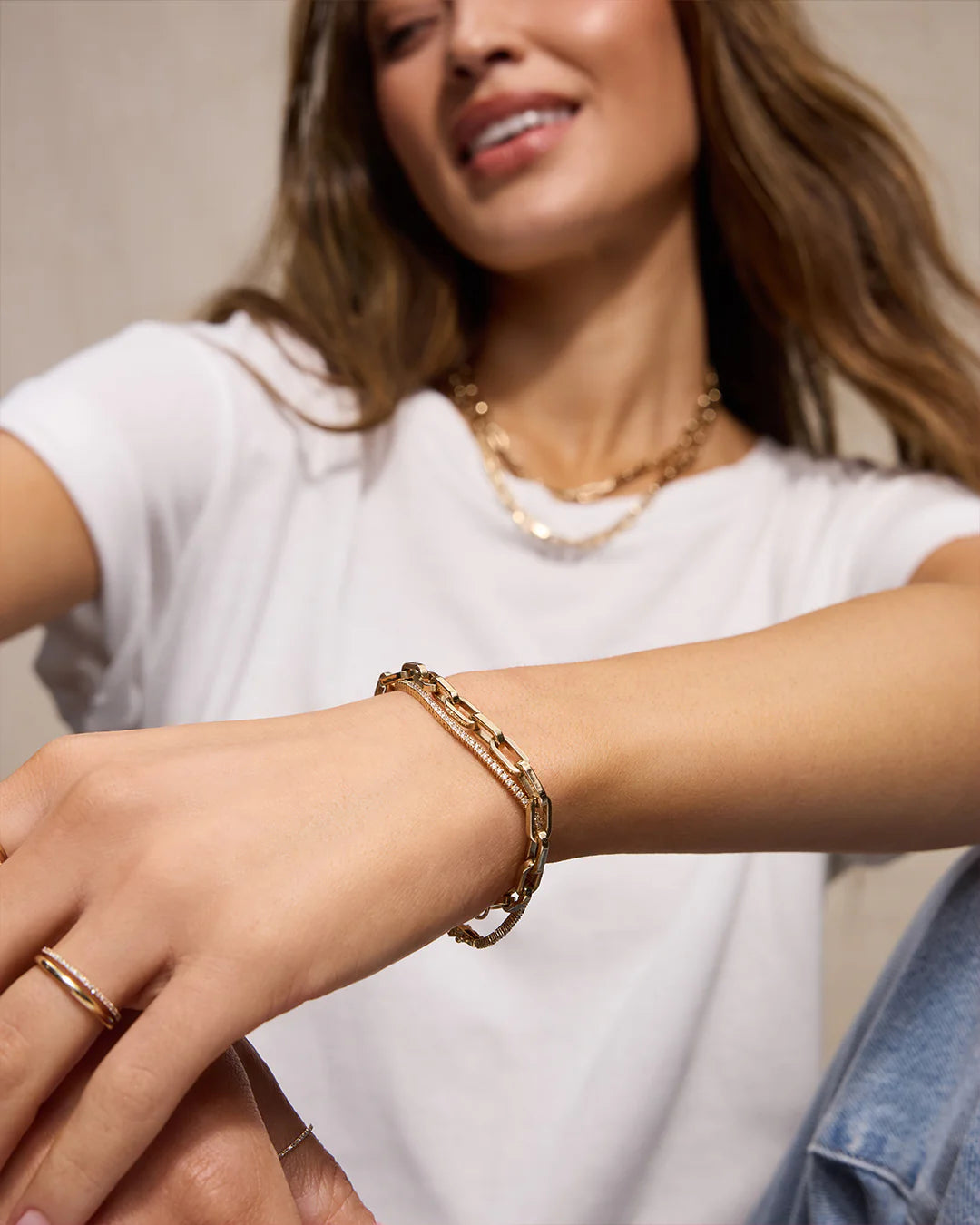 14K Melbourne Diamond Tennis Bracelet