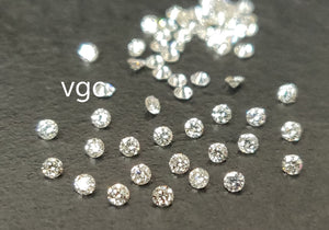 Natural White Diamond Ij Color Brilliant Cut 2Mm round - I-J White Color Diamond