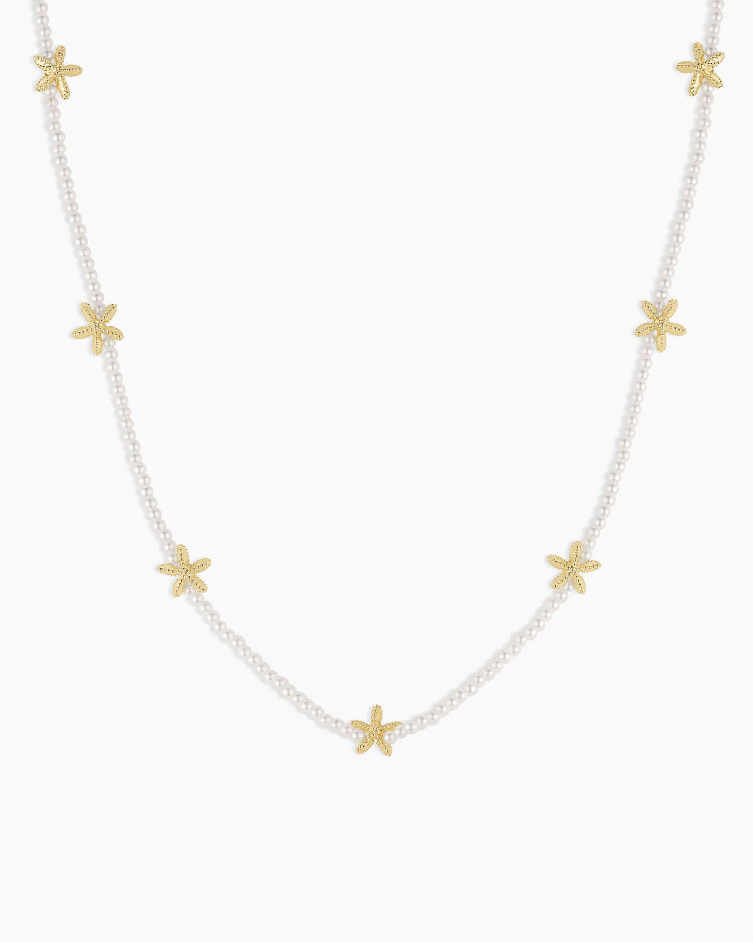 Starfish Pearl Necklace NikNenz™ Premium Gold & Diamonds