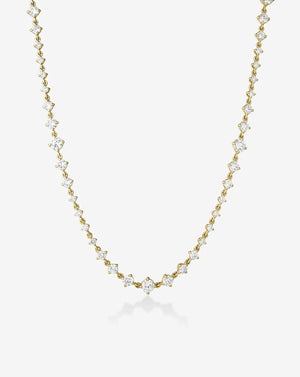 Elegant Starlight Lab Diamond Tennis Necklace.