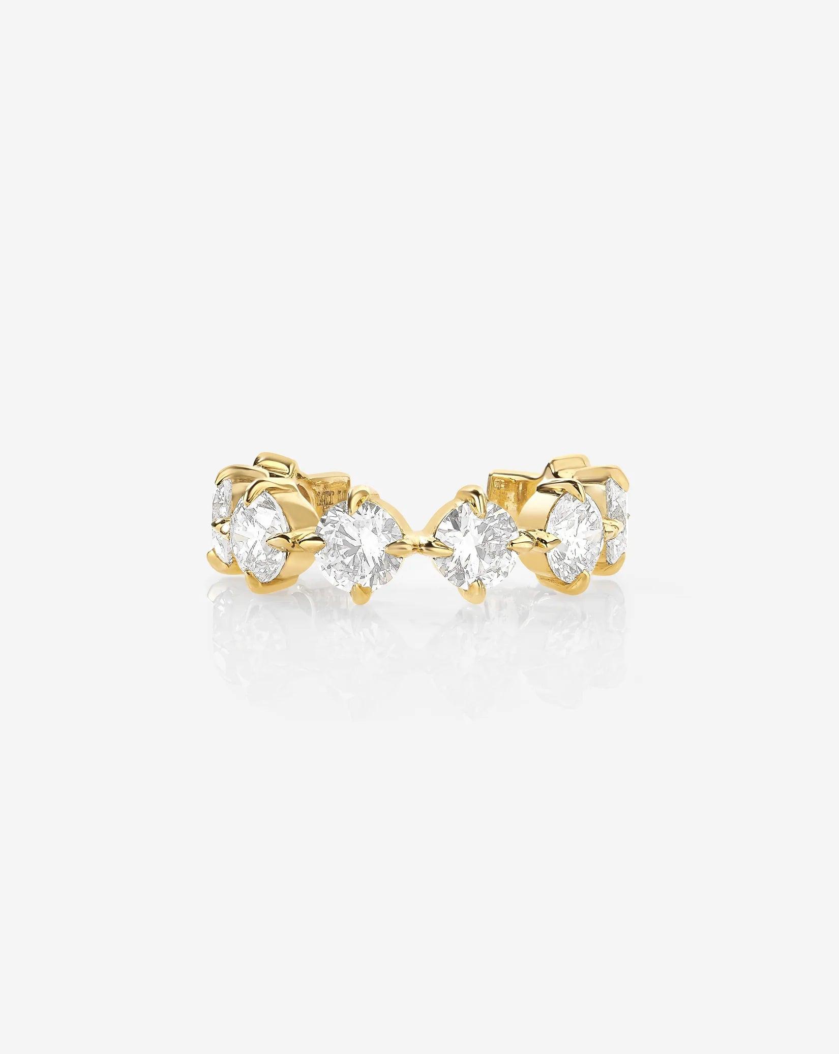 Radiant Starlight Lab Diamond Ear Cuff.