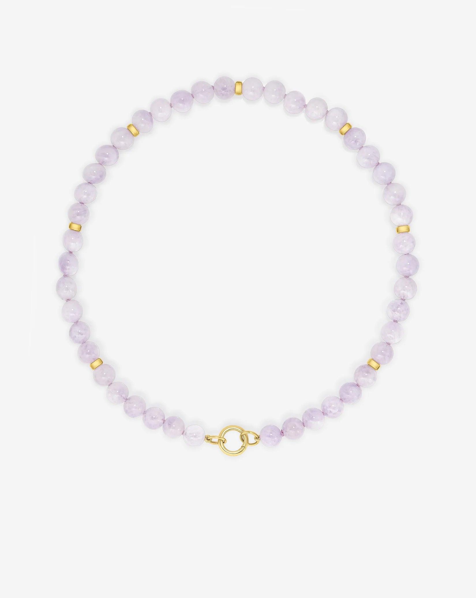 Enchanting Lavender Mist Necklace - Elegance in Every Bloom.