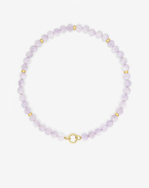 Enchanting Lavender Mist Necklace - Elegance in Every Bloom.
