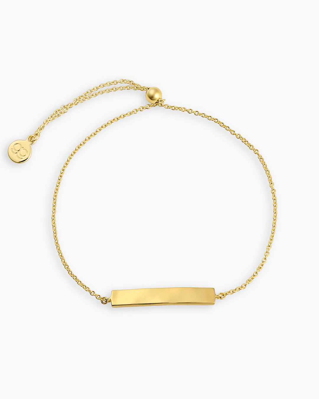 Plate Adjustable Bracelet (Gold)