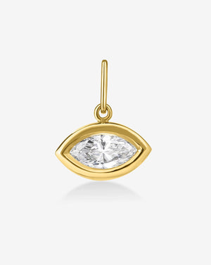 Elegant Framed Lab-Diamond Pendant for Timeless Style.