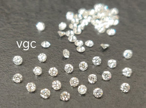 Natural White Diamond Ij Color Brilliant Cut 2Mm round - I-J White Color Diamond