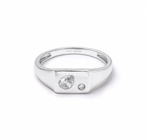Estée Lalonde Birthstone Pinky Ring Sterling Silver