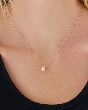 Stunning Large Pavé Eternity Bead for Timeless Elegance.