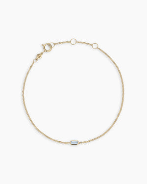 14K Gold Wilder Birthstone Bracelet
