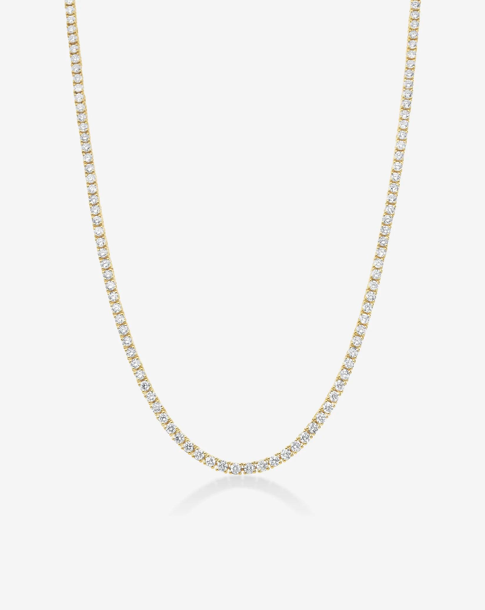 Timeless Elegance: Classic Diamond Tennis Necklace.
