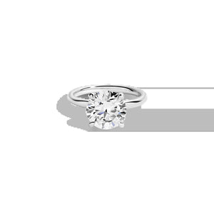 4Ct round Lab Grown Diamond Solitaire Ring NikNenz™ Premium Gold & Diamonds