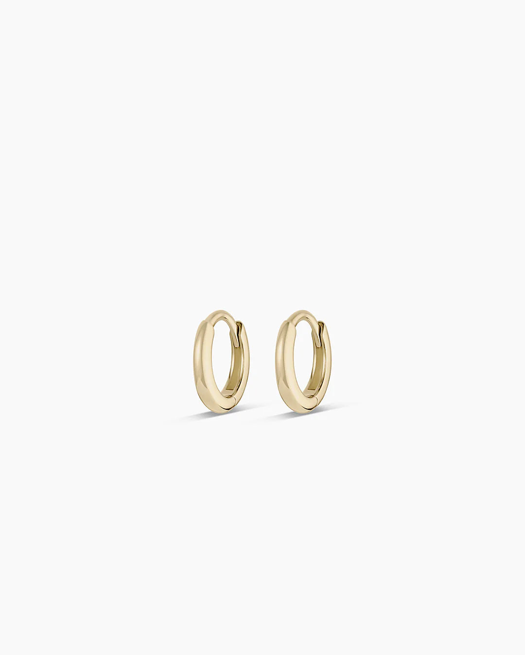 14K Gold Everyday Oval Huggies