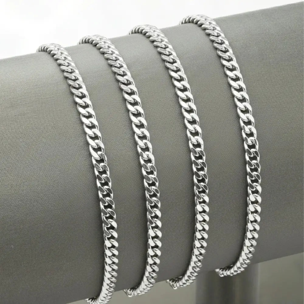 925 Sterling Silver Miami Cuban Link Bracelet