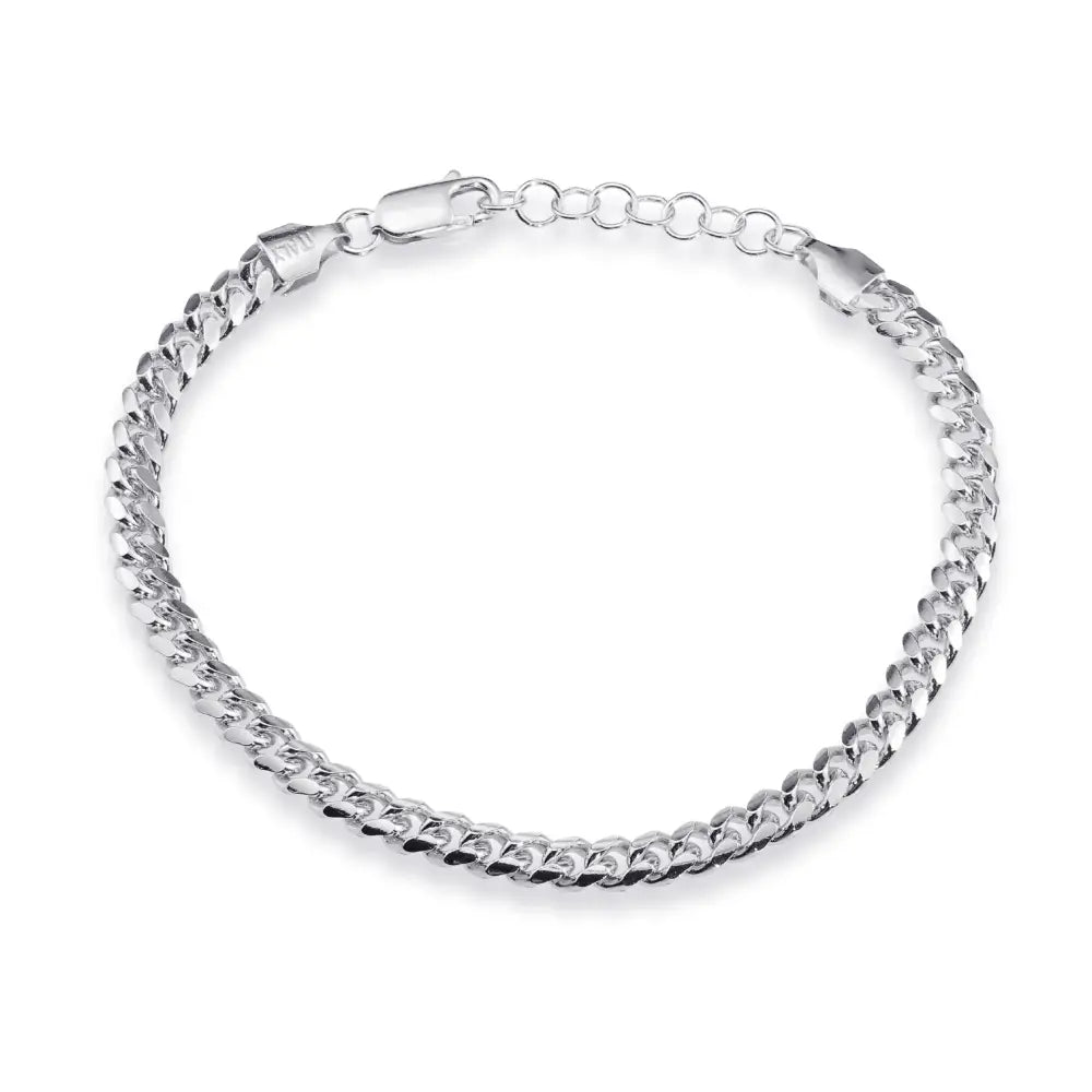 925 Sterling Silver Miami Cuban Link Bracelet