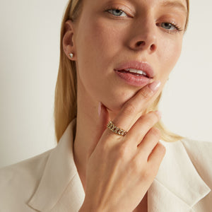 Kinetic Estate Two-Tone Ring NikNenz™ Premium Gold & Diamonds