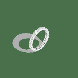 Princess Cut Lab Grown Diamond Eternity Ring NikNenz™ Premium Gold & Diamonds