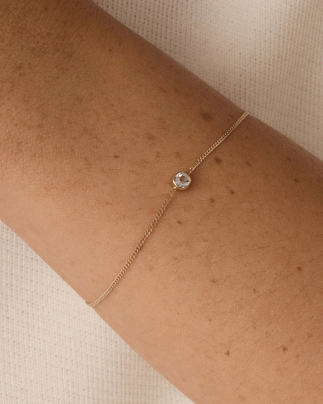 14K Gold Wilder Birthstone Bracelet