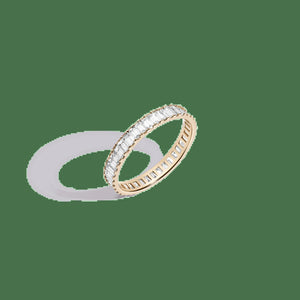 Bold Diamond Baguette Ring NikNenz™ Premium Gold & Diamonds