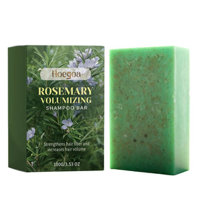 100G Rosemary Soap for Hair Growth Volumizing Smoothing Bars Strengthening Thickening Hair Care Shampoo for All Hair Types