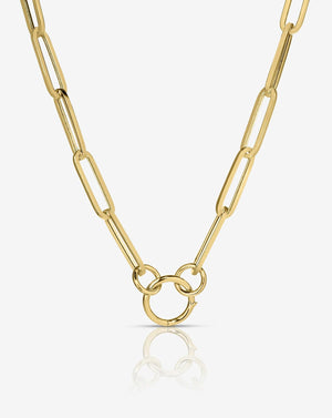 Stunning Long Clique Chain Necklace for Effortless Elegance.