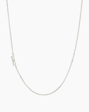 14K Gold Alphabet Necklace NikNenz™ Premium Gold & Diamonds