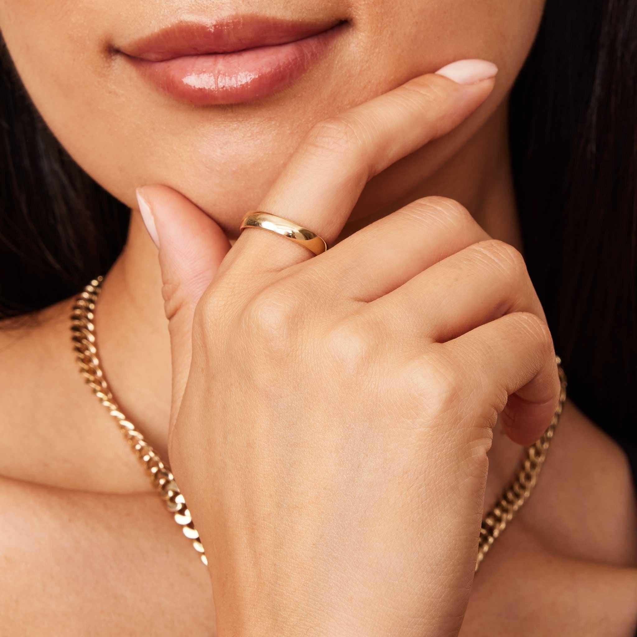 Bold Forever Band Ring – Timeless Elegance and Durability.