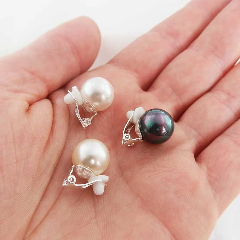 Swarovski Clip-On Earring, Pearly Clip-On Earring