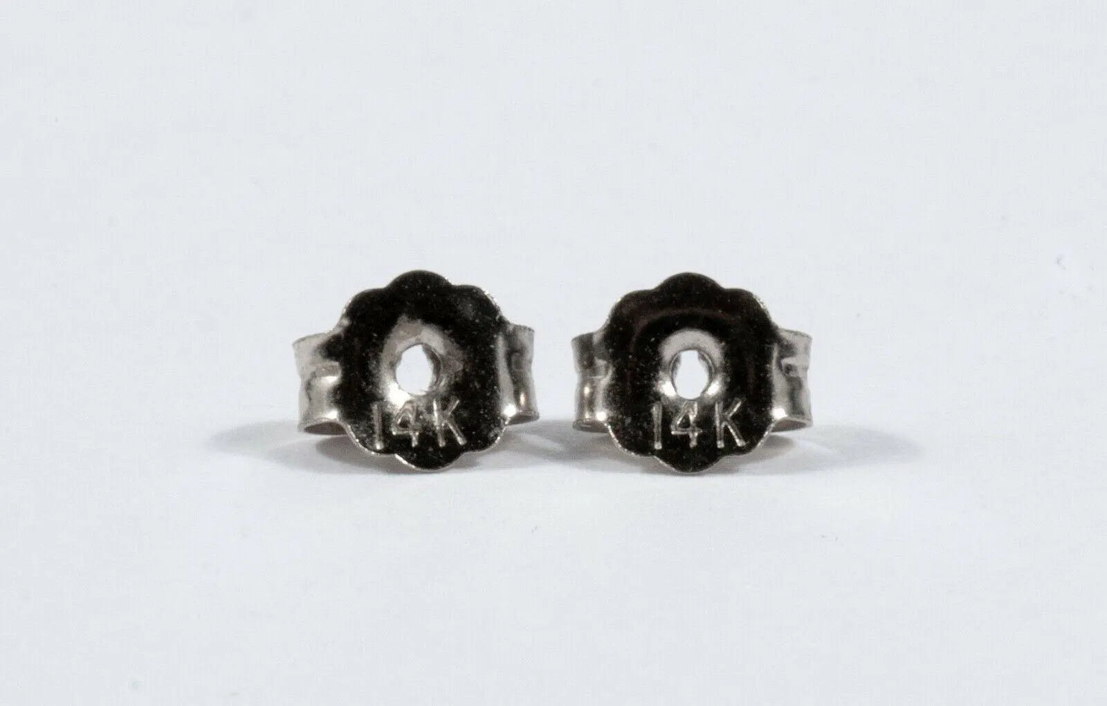 14K White Gold Diamond Dangle Earrings Multi Bar Drop