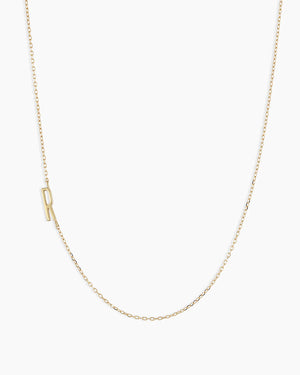 14K Gold Alphabet Necklace NikNenz™ Premium Gold & Diamonds