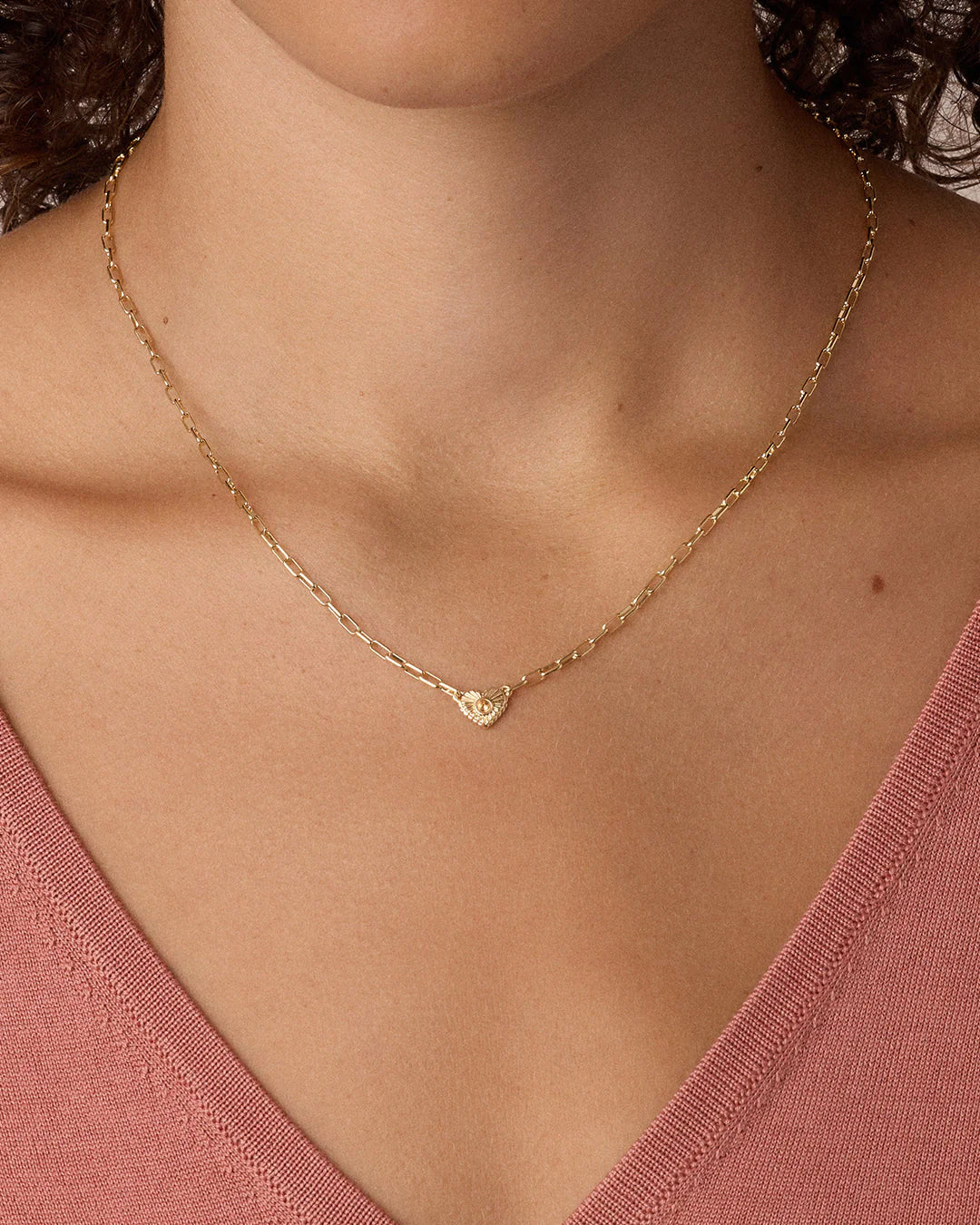 Birthstone Heart Necklace NikNenz™ Premium Gold & Diamonds