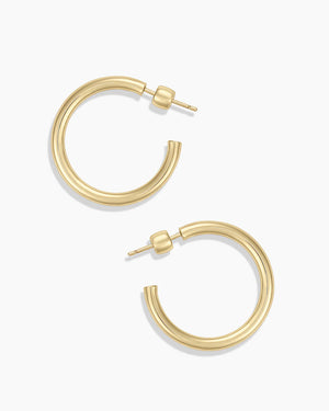 14K Gold Carter Hoops