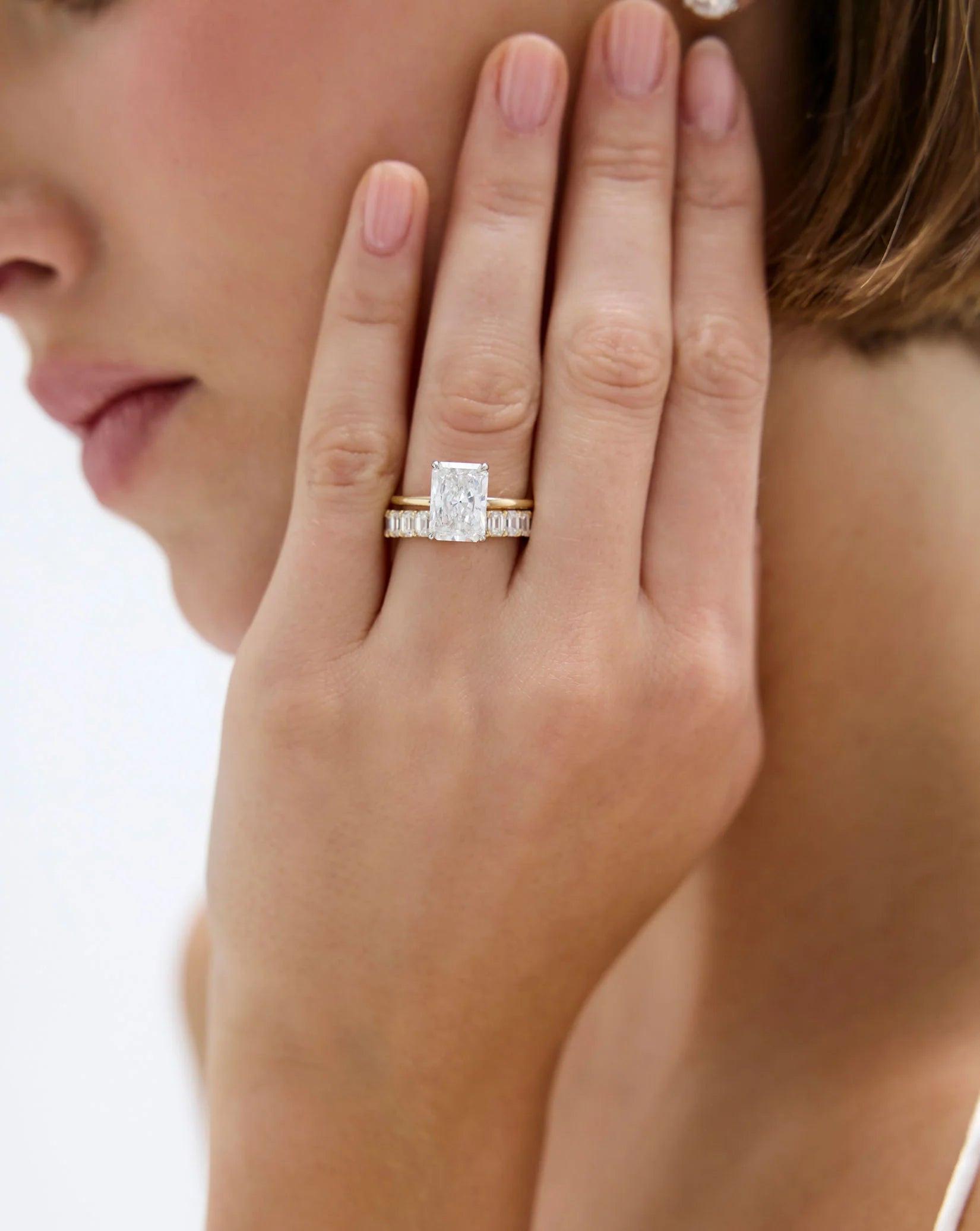 Radiant 3.10 Carat Whisper Thin® Lab Diamond Elegance.