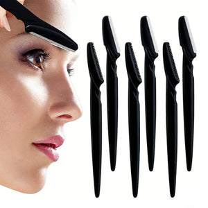 5Pcs/10Pcs/20Pcs/40Pcs Eyebrow Trimmer, Facial Razor, Hair Removal Tool, Anti‑Scratch Eyebrow Blade in Can, Beauty Tool