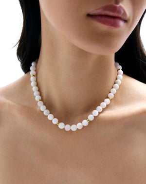 Exquisite Salted Coconut Necklace - A Tropical Statement Piece.