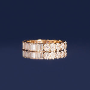 Two-In-One Lab Grown Diamond Eternity Ring NikNenz™ Premium Gold & Diamonds