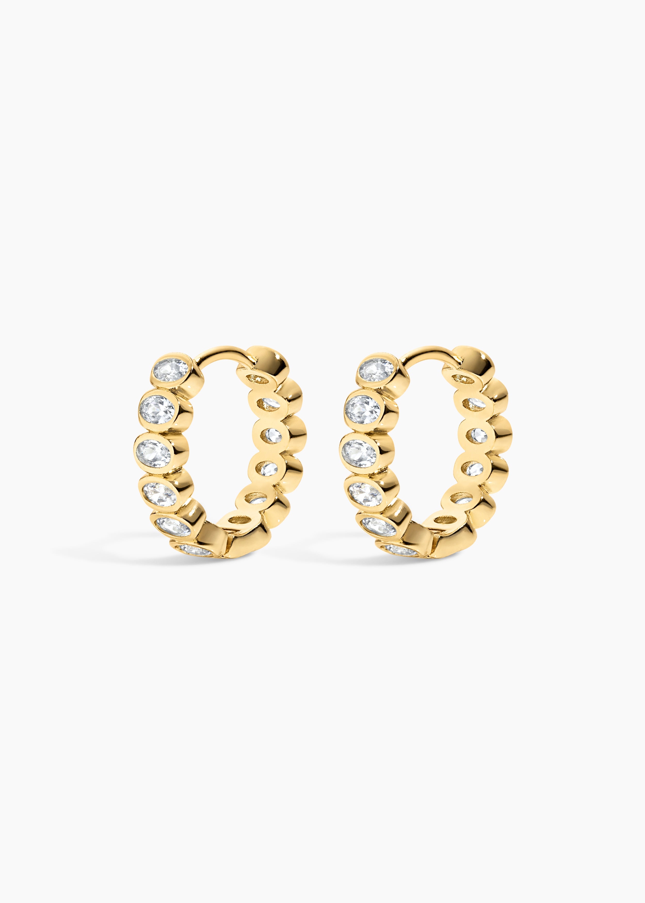 Champagne Hoops NikNenz™ Premium Gold & Diamonds