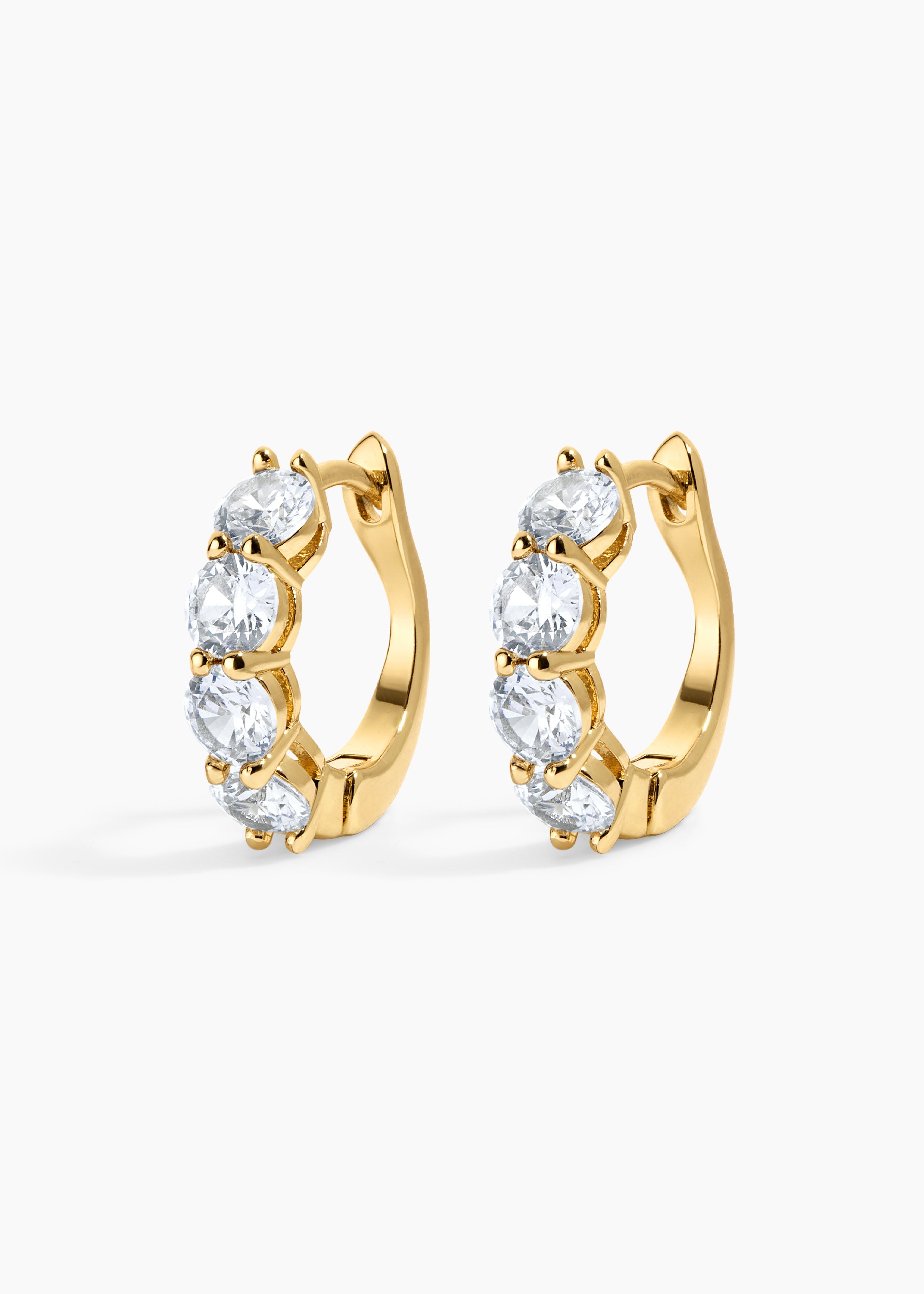Daphne Hoops NikNenz™ Premium Gold & Diamonds