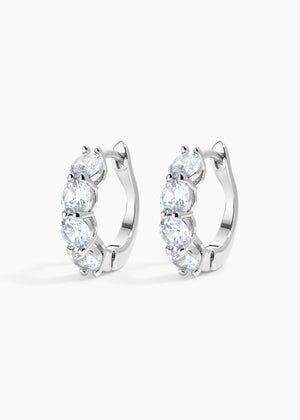 Daphne Hoops NikNenz™ Premium Gold & Diamonds