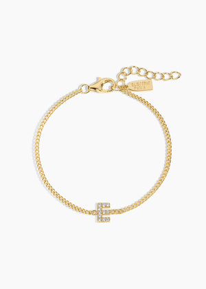 Initial Bracelet NikNenz™ Premium Gold & Diamonds